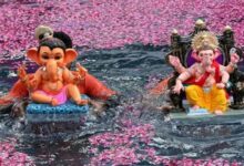 Photo of महाराष्ट्र :   गणेशोत्सव के तीसरे दिन मुंबई में 60000+ मूर्तियां विसर्जित