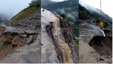 Photo of हिमाचल प्रदेश :  चंडीगढ़-मनाली नेशनल हाईवे फिर बंद, बहाली के आसार कम