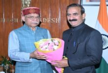 Photo of हिमाचल: राज्यपाल शिव प्रताप शुक्ल से मिले मुख्यमंत्री सुखविंद्र सिंह सुक्खू