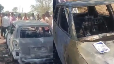 Photo of महाराष्ट्र में दिल दहला देने वाली घटना, बोरे में बांधकर युवक को कार समेत जलाया