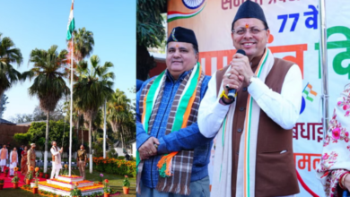 Photo of मुख्यमंत्री धामी ने आवासीय परिसर में फहराया ध्वज, प्रदेशवासियों को दी शुभकामनाएं