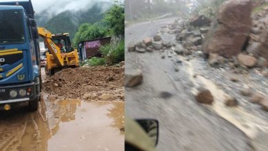 Photo of  मलबा आने से यमुनोत्री हाईवे बंद, कर्णप्रयाग में गिरे भारी बोल्डर